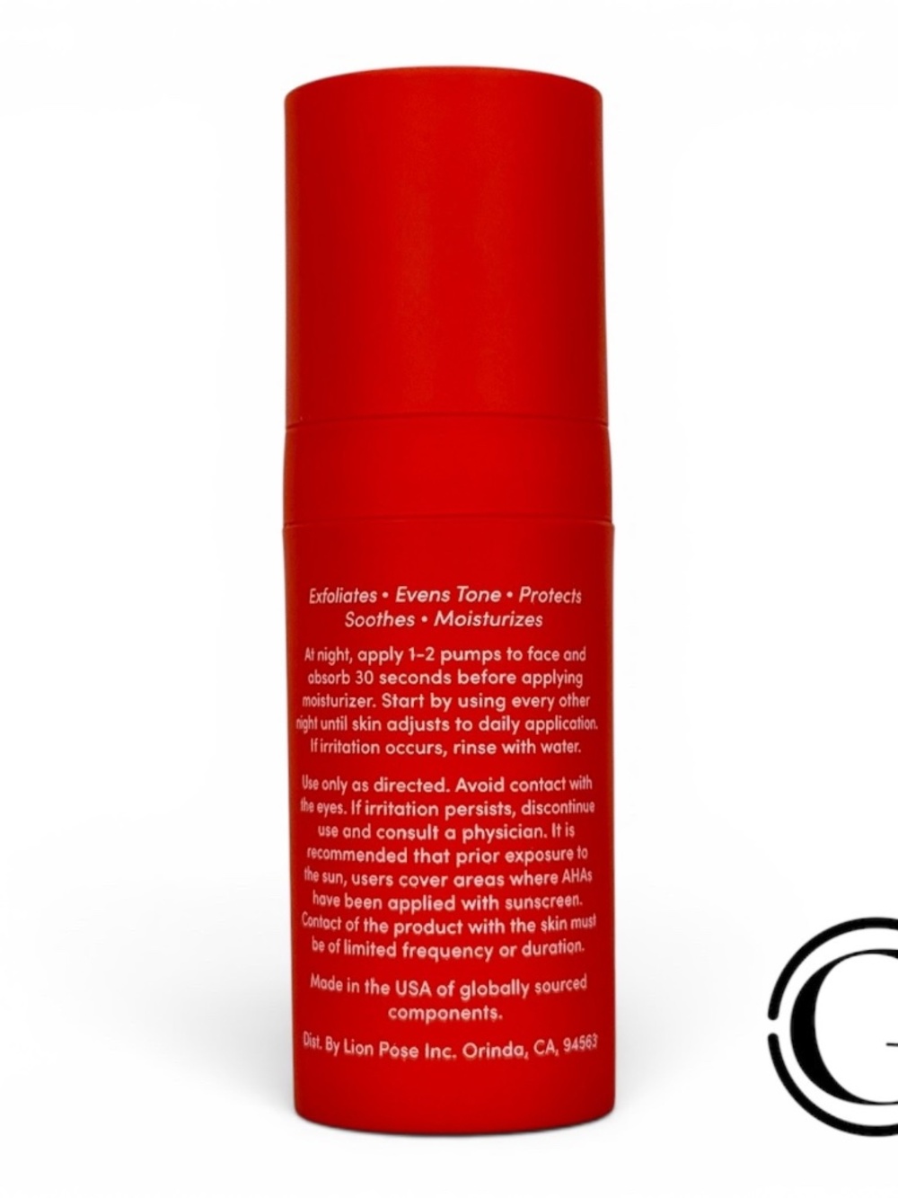 LOT OF 4 Lion Pose UNSPOTTED 4X Acid Jelly Night Serum .34 oz EACH / 40 ml TOTAL - Picture 3 of 5